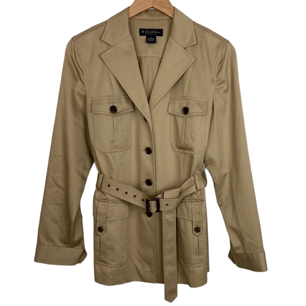 Brooks Brothers Tan Utility Safari Style Jacket